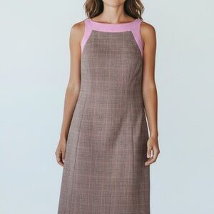 Dara Lamb Haute De Gamme Shift Dress Made in USA 100% Silk Size See Measurements